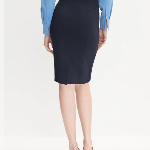 Bi-Stretch Black Pencil Skirt - Picture 3 of 10